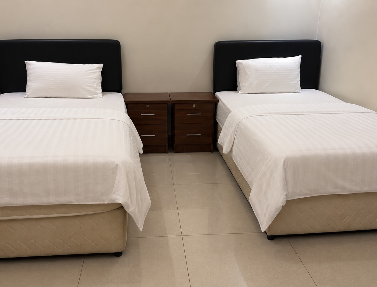 Furnished twin room